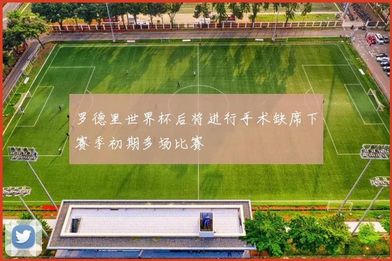 罗德里世界杯后将进行手术缺席下赛季初期多场比赛